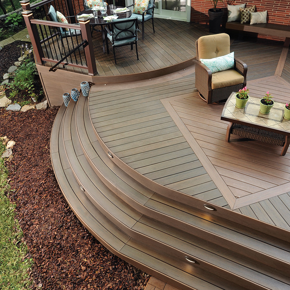 TimberTech® Composite Riser/Fascia by AZEK®, Legacy Collection® Mocha