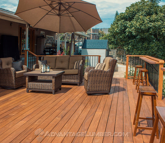 FSC® 1x6 Garapa Pre-Grooved