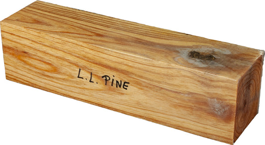 3″ x 3″ x 12″ Long Leaf Pine Turning Blank