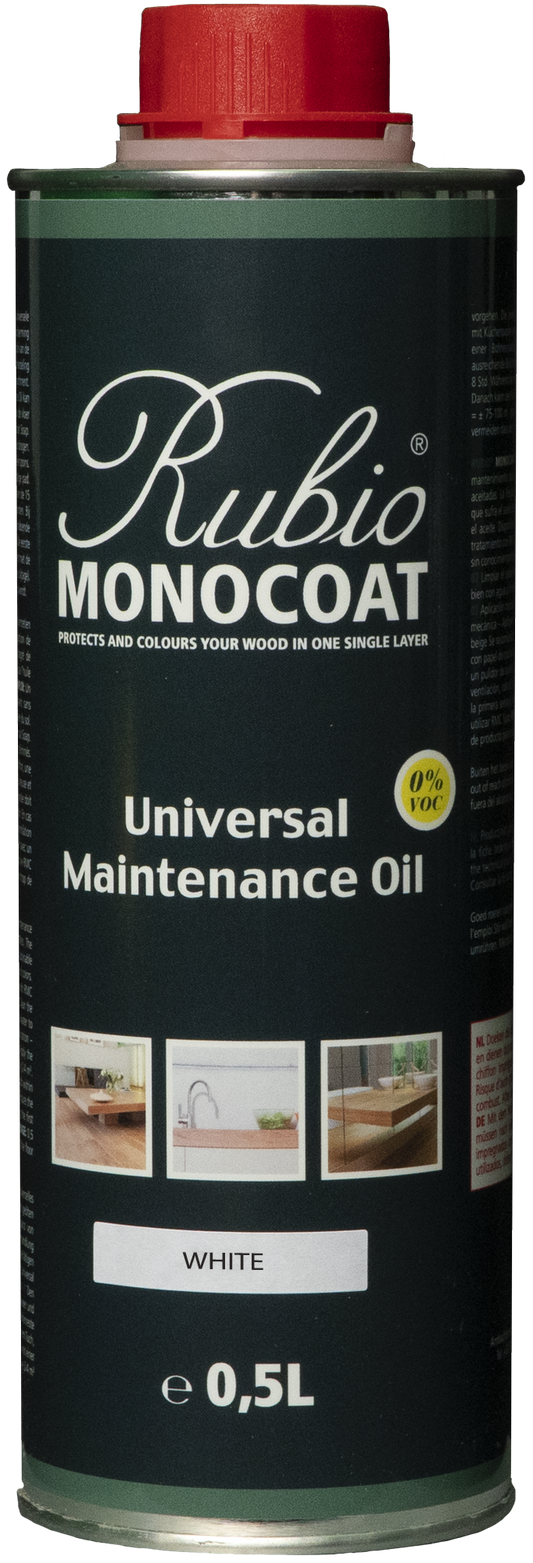 Rubio Monocoat: Universal Maintenance Oil, Black, 0.5 Liter