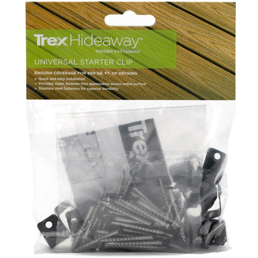 Trex Hideaway® Start Clips Bag - 400 sq ft Includes: 36 Clips & 1 Star Bit