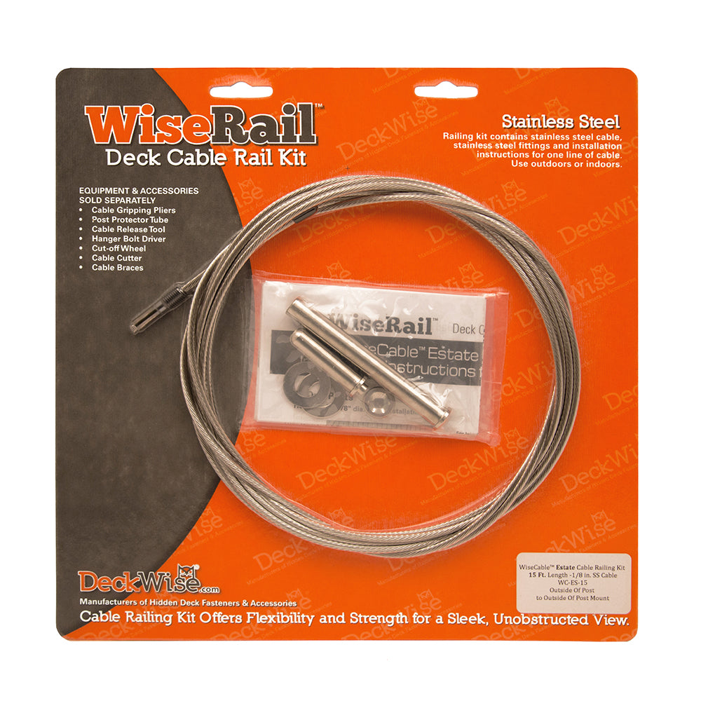 WiseCable™ Estate Series Cable Railing