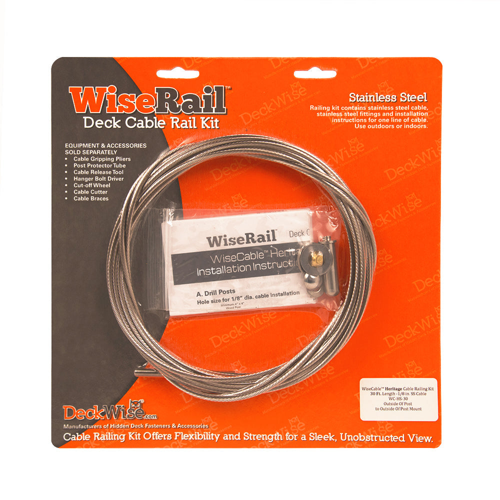 WiseCable™ Heritage Series Cable Railing Kit