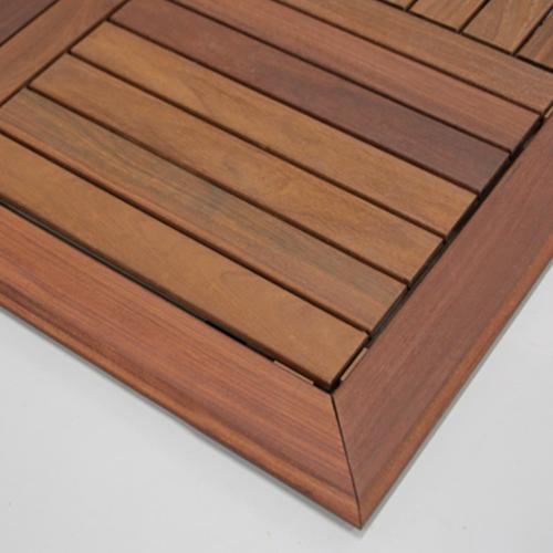 20 x 20 Deck Tile Edge Trim - Outside Corner Set