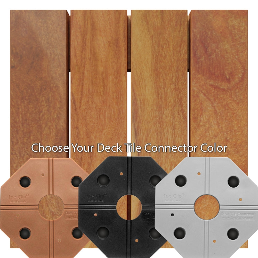 12 x 12 Cumaru Deck Tile Kit