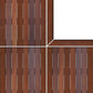 24 x 48 Deck Tile Edge Trim - Inside Corner Left Set