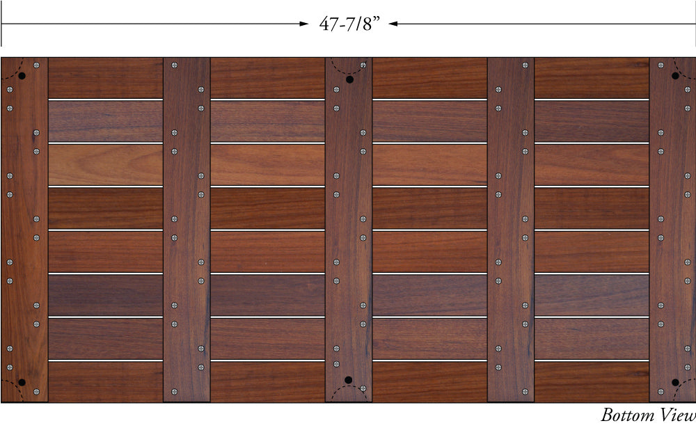 Cumaru Deck Tiles 24 x 48 - Smooth