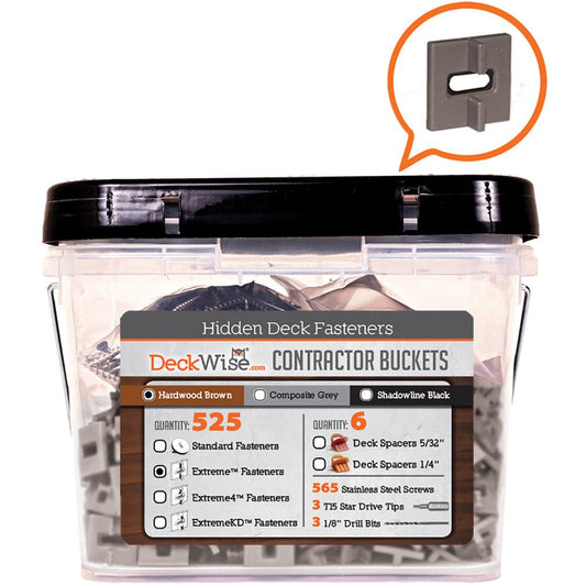 Ipe Clip® Extreme™ Fasteners 100pk - SHORT GREY