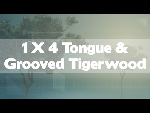 1 x 4 Tigerwood T&G Square-Edge Decking