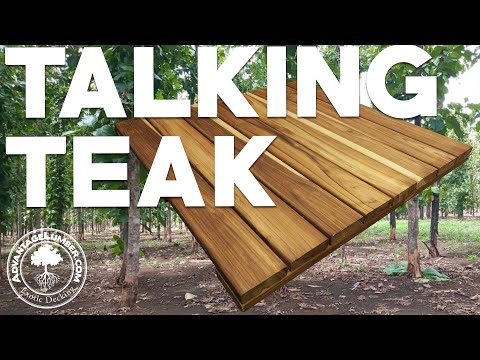 FSC® 1 x 6 Teak - Plantation Wood 45° V-Groove