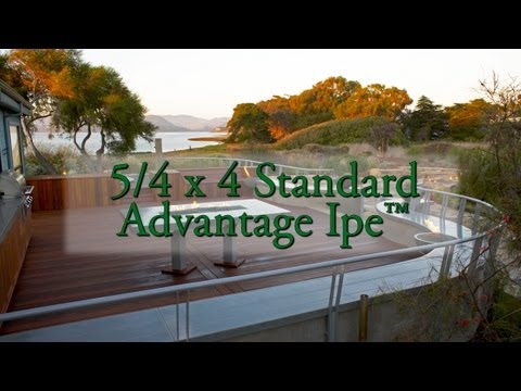 5/4 x 4 Ipe Wood T&G Square-Edge Decking