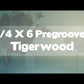 5/4x6 Tigerwood Pregrooved 6'-18' Deck Surface Kit