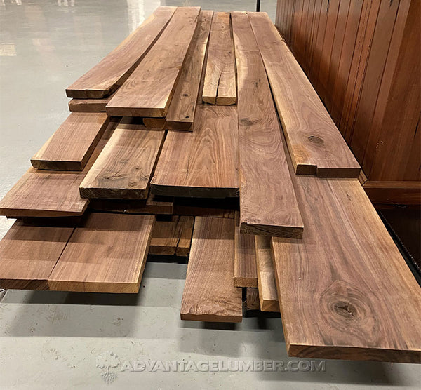 4/4 Rustic Mill Run Walnut – Advantage Lumber