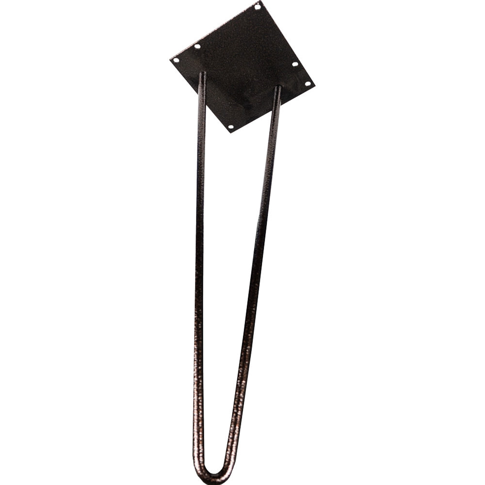 2 Pin Powder Coated Hair Pin Leg - Penny Vein - Advantage Lumber