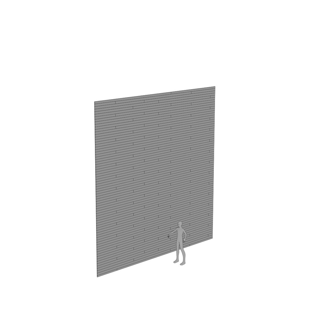 5/4x4 Garapa Rainscreen 6'-18' Siding Surface Kit