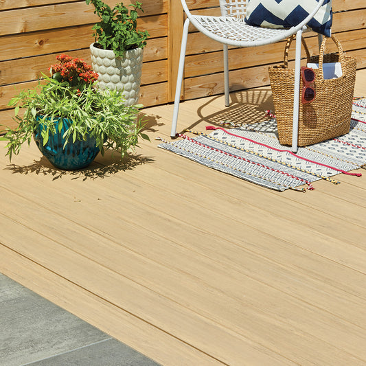 TimberTech® Advanced PVC Riser/Fascia by AZEK®, Vintage Collection® Weathered Teak