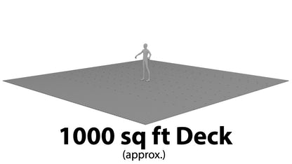 1x6 Teak Pre-Grooved 5'-8' Deck Surface Kit