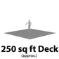 5/4x4 Garapa Pre-Grooved 6'-18' Deck Surface Kit